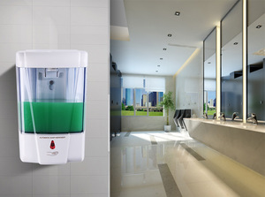 Montado en la pared <span class=keywords><strong>de</strong></span> ducha CE sin contacto antibacteriano eléctrico jabón <span class=keywords><strong>Gel</strong></span> <span class=keywords><strong>de</strong></span> <span class=keywords><strong>Alcohol</strong></span> <span class=keywords><strong>dispensador</strong></span> automático para - Product Image 2
