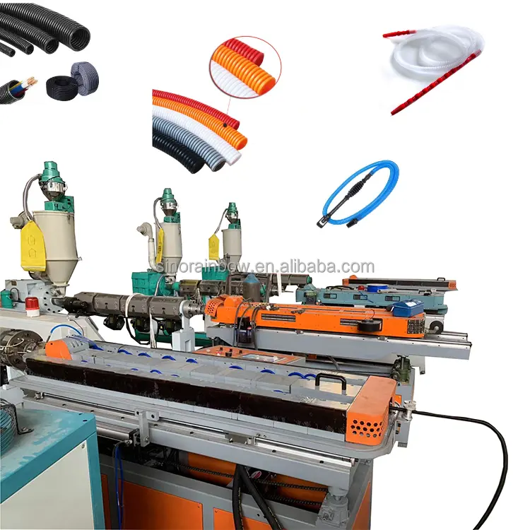 20/25mm PP PE PVC electrical conduit Extrusion Production Line/Single Wall PE PP Cable Protective Corrugated Pipe Making Machine