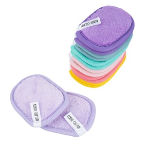 Disques de coton réutilisables écologiques pour le démaquillage du visage, en sachet OPP, pour le soin de la peau, coton biologique, tampon <span class=keywords><strong>démaquillant</strong></span> - Product Image 1