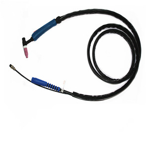 Bid WP26 Welding Torch 3-20 Meter Tungsten Inert Gas Silicone Tubing Oxygen Free Copper Wire Rubber Sheath Angled Head - Product Image 1