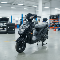 Moto électrique pour adultes KM-6 God of War 1000w haute vitesse, batterie au plomb-acide 60V20Ah, 55 km/h, scooter électrique longue portée