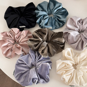 Bandeau en velours pour femme de 18 cm, style français, couleur unie, pour bal et usage quotidien, décoratif - Product Image 1