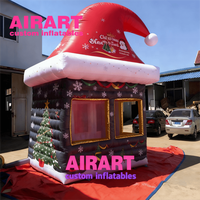 Décoration de Noël d'extérieur, kiosque gonflable, tente de Noël gonflable pour l'affichage