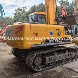 Excavadora de orugas Sany SY155C Midi de 15,5 toneladas usada, horas de trabajo bajas, buen estado con motor de bomba de núcleo, motor de caja de cambios incluido - Product Image 2