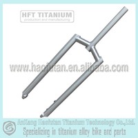 Fourche Ti avec tige de 1 pouce et tube de tête ID 30mm de supports d'affichage de cadre 700C cadre de route aero titane cadre de fourche vtt 29