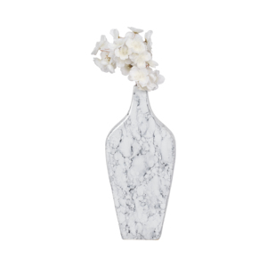 Vaso in Ceramica Scultoreo, Forma Affusolata Moderna, Pezzo Decorativo per Soggiorno - Product Image 2