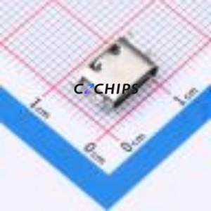 HC-TYPE C-16P-MM2.4-5A-01 USB Connector SMD Connector ( Connector Type: Type-C )( Gender: Female )( Mounting Type: Sink Board ) - Product Image 1