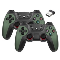 2 Paquetes de Controles Inalámbricos 2.4G para Android TV Box PC, Controladores de Juego para Dos Jugadores, Batería No Incluida