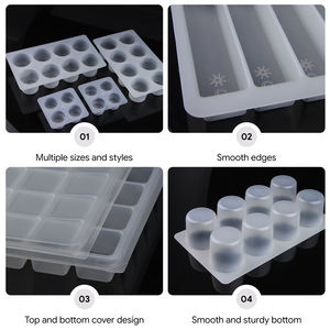 Bandejas de Plástico Desechables Ecológicas y Reciclables Personalizadas por el Fabricante, Caja de Embalaje Tipo Blister para Alimentos, Galletas y Azúcar - Product Image 2
