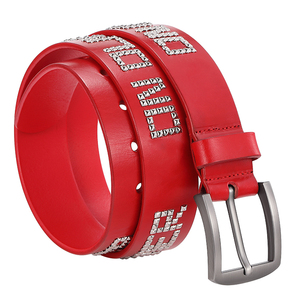 Cinturón Personalizado con Tachuelas, Remaches y Ojales, Estilo Punk Rock, con Detalles Metálicos Brillantes, de Cuero, <span class=keywords><strong>para</strong></span> Hombre y <span class=keywords><strong>Mujer</strong></span> - Product Image 2