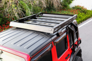 Rak Atap Aluminium Alloy 100kg untuk <span class=keywords><strong>Toyota</strong></span> & Jeep, Rak Atap Kargo Cocok untuk <span class=keywords><strong>Toyota</strong></span> Land Cruiser Prado <span class=keywords><strong>Hilux</strong></span> / Jeep Wrangler Gladiator - Product Image 6