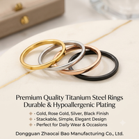 Unisex Paar Edelstahlringe mit Gold- und Silberbeschichtung Minimalistisches Breitband-Design Geometrische & Kreisförmige Form
