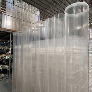 Tube en PMMA transparent extrudé anti-UV, taille 5-400 mm, pour accessoires d'éclairage - Product Image 2