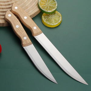 Fengzhifeng Stainless Steel Multi Purpose <b>Knife</b> 6-7.9in Wooden <b>Handle</b> For Meat Slicing And Kitchen Use - Product Image 4