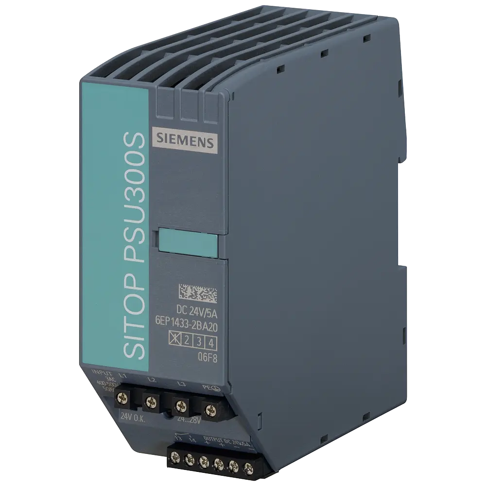 SITOP PSU300S power supply, 3-phase DC 24 V/5 A 6EP1433-2BA20