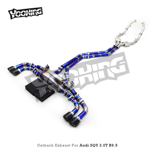 Sistema de <span class=keywords><strong>escape</strong></span> de coche con válvula deportiva automática para <span class=keywords><strong>Audi</strong></span> <span class=keywords><strong>SQ5</strong></span> 3,0 T 2019-2023, silenciador de <span class=keywords><strong>escape</strong></span>, tubo de <span class=keywords><strong>escape</strong></span> Catback de titanio - Product Image 2