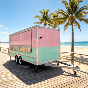 Camion de restauration mobile professionnel avec fenêtre de service, équipé pour la vente de poulet frit, certifié DOT - Product Image 2