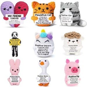 Kawai Bambola all'uncinetto in peluche di cotone a forma di patata, decorazioni e accessori per la casa, a tema animali e natura, per regali, dai 4 anni in su - Product Image 3