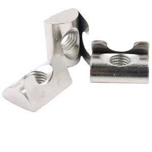 Thép không gỉ SS201 SS304 <span class=keywords><strong>SS316</strong></span> SS316L đồng bằng đánh bóng mùa xuân lá t khe cắm khóa Clip <span class=keywords><strong>NUT</strong></span> - Product Image 1