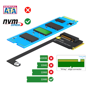 สำหรับอัลลี่ แฮนด์เฮลด์ คอนเวอร์ชั่น 2230 ถึง 2280 บอร์ดขยายฮาร์ดไดรฟ์ SSD NVME M-Key M.2 PCIE 4.0 อะแดปเตอร์ - Product Image 3