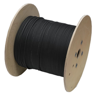 Câble solaire HuaCable XLPE sans halogène à double isolation rouge et noir, monoconducteur, PV1-F 1,5 mm 4 mm 6 mm, vente en gros