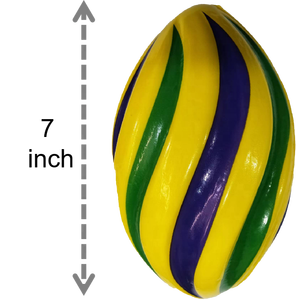 マルディグラスパイラルフットボールスクイーズストレス解消玩具売れ筋プロモーション & ビジネスギフト - Product Image 2