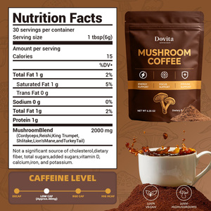 โรงงานผลิตในสหรัฐอเมริกา กาแฟผงเห็ด 25 ชนิด ผสมสารอะแดปโตเจน นูโทรปิก ช่วยเพิ่มสมาธิ เสริมภูมิคุ้มกันลำไส้ รับผลิตแบบ OEM แบรนด์ส่วนตัว ผ่านการรับรองมาตรฐาน GMP - Product Image 2