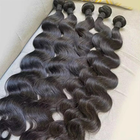 Ekstensi Rambut Peru Mentah Grade 15A, Gelombang Alami, Tidak Diolah, 100% Rambut Manusia Virgin, Gelombang Alami Super Double Drawn, Satu Bundel
