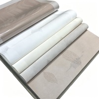 Voile Jacquard en Soie Style Song 100% Polyester, Motif Feuille de Jade : Fini Satiné Mat, Soyeux et Luxueux