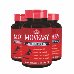 Tabletas Dietéticas de Glucosamina y MSM para el Soporte Articular en Adultos OEM - 120 Unidades, Apoyo Energético - Product Image 2