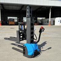 Nouveau mini-élévateur de 1 tonne, auto-chargeur, pour la vente au détail, la manutention et l'expédition, chariot élévateur hydraulique portable électrique, transpalette