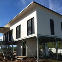 Villa préfabriquée en structure légère en acier, nouvelle conception personnalisée, maison préfabriquée en structure légère en acier, villa en métal