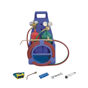 ชุดเชื่อมตัดแบบพกพา ทำจากทองแดงและทองเหลือง พร้อมถังออกซิเจนและอะเซทิลีน สำหรับงานอุตสาหกรรม ความสามารถในการเชื่อมที่แข็งแกร่ง - Product Image 2