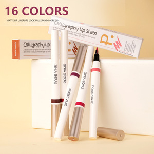 Delineador de Labios 2 en 1 de <span class=keywords><strong>Alta</strong></span> Calidad, Lápiz Labial de Larga Duración, Mate, Altamente Pigmentado, Maquillaje de Labios Nude, Cosméticos, Delineador de Labios Suave - Product Image 4