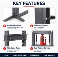 Presse d'atelier hydraulique 20 tonnes, presse à cadre en H, robuste pour atelier
