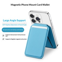 Support de téléphone de bureau à forte aspiration magnétique avec étui pour cartes, pivotant multi-angles, pliable, très vendu