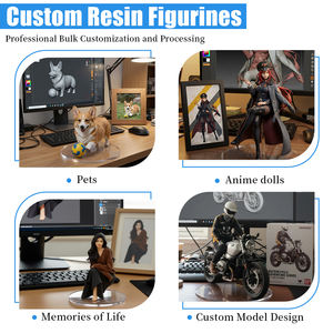 รูปปั้นเหมือนจริงพิมพ์ 3 มิติจากภาพถ่ายของคุณ งานเรซิ่นพรีเมียม ฐานสีเข้ม ของที่ระลึกสั่งทำพิเศษ แบรนด์ OI - Product Image 5