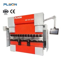 Presse plieuse hydraulique CNC industrielle entièrement automatique de 173 tonnes et 2500 mm, grande capacité, pour la pliage de tôles et la découpe