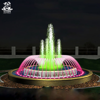 Fuente de Agua con Luces LED de Colores para Jardín, Descuentos al por Mayor de Fábrica, Espectáculo Acuático, Producto Más Vendido
