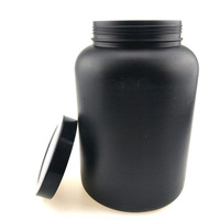 1L 2L 3L 5L 7L gros noir blanc HDPE suppléments de protéines de lactosérum poudre conteneur bouteille emballage pots en plastique avec bouchon à vis