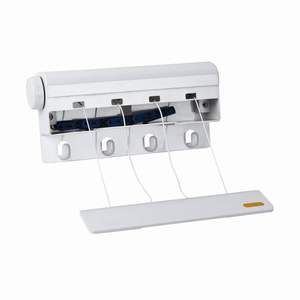 Meilleure vente Balcon Intérieur Blanchisserie Stockage Séchoirs Mur Monté Élastique Portable Cintre Rétractable <span class=keywords><strong>Corde</strong></span> À <span class=keywords><strong>Linge</strong></span> - Product Image 1