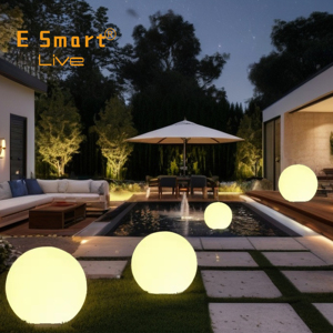 Led étanche flottant piscine boule lumière luces de navidad led eafera solaire extérieur jardin led boule sphère lumière <span class=keywords><strong>lampe</strong></span> - Product Image 1