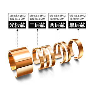 Fashion Women's Titanium Steel Knuckle <b>Ring</b> Set Rose Gold <b>Silver</b> Gold Geometric Shape SA612 - Product Image 5