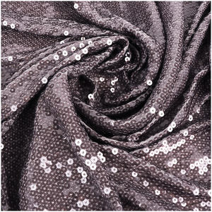도매 2024 전체 자수 레이스 스판 스팽글 원단, 웨딩 파티 니트 드레스 및 액세서리 패턴용 - Product Image 3