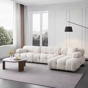 Canapé modulaire de luxe au design moderne haut de gamme pour salon, ensemble de canapés en mousse compressée, mobilier chinois - Product Image 3