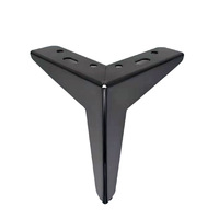 Pieds de canapé professionnels Topcent en chrome doré, quincaillerie métallique épaissie pour meubles, pieds de table, de lit, de meuble TV pour salon