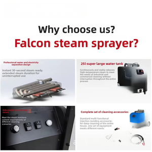 Nettoyeur Vapeur Professionnel 20kg 3000W pour Nettoyage en Profondeur des Intérieurs de Voiture, Plafonds, Tissus et Sièges en Cuir - Product Image 3