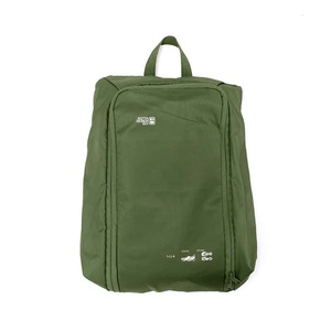 Sac de rangement pour chaussures de sport, fermeture éclair, sac à dos portable en textile noir - Product Image 2