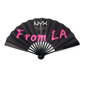 Advertised Hand Fan Custom Souvenirs Regalos De Boda Para Invitados Hand Held Fans Wholesale China Eventail Personnalis Logo Fan