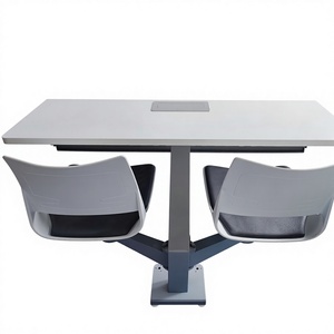 Chaise de bureau scolaire Leadcom LS-420 en bois, pour salle de conférence, sièges collaboratifs, siège pivotant à 360 degrés, design moderne, usage commercial - Product Image 3